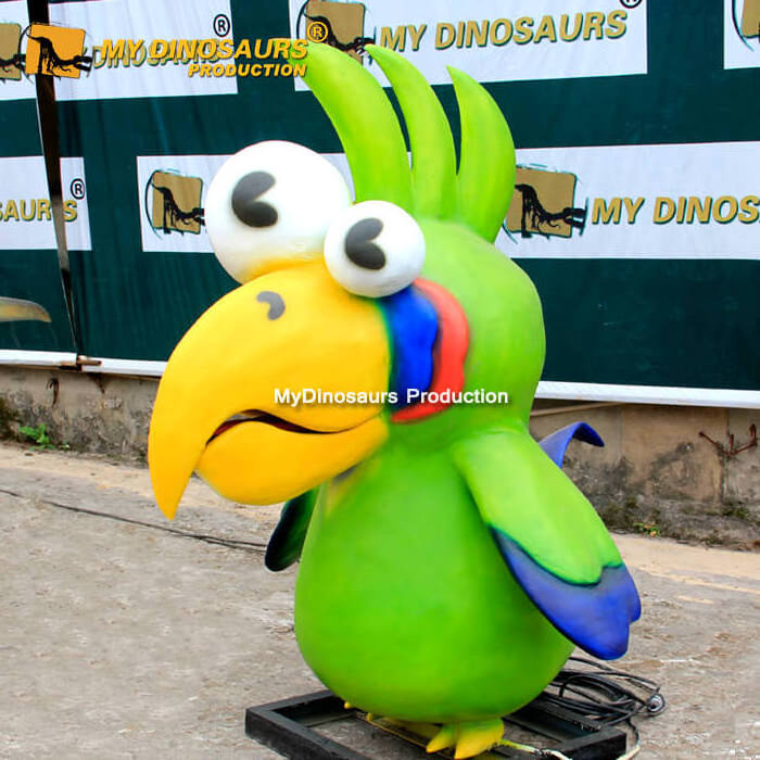 My Dino XJ307 Restaurant Decor Animatronic Animal Birds Parrot for Sale