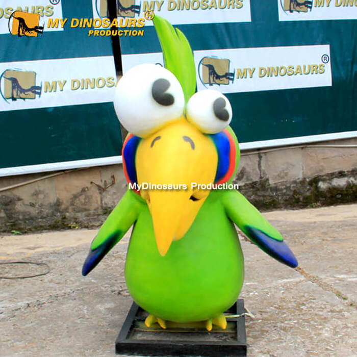 My Dino XJ307 Restaurant Decor Animatronic Animal Birds Parrot for Sale