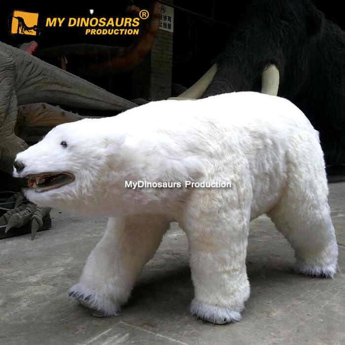 MyDino AA040 Outdoor Playground Equipment Animatronic Polar Bear for Sale