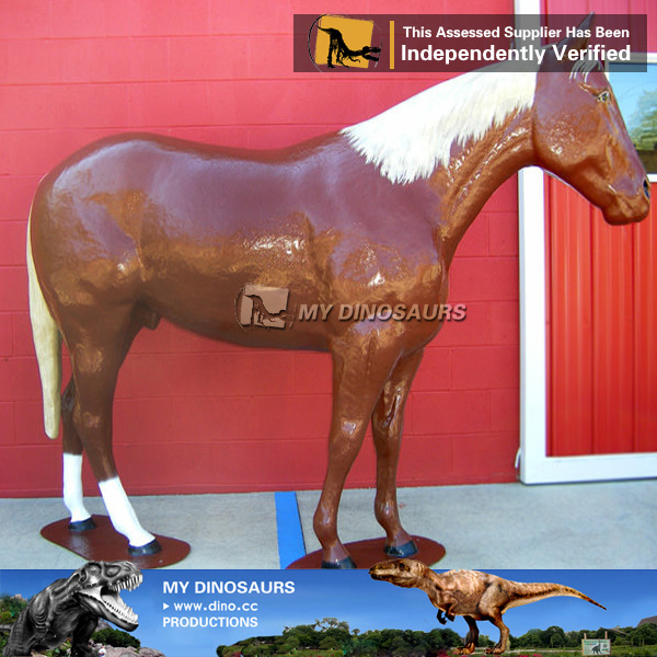 My-dino JU3-14 Waterproof Handmade Statues Fiberglass Life Size Horse