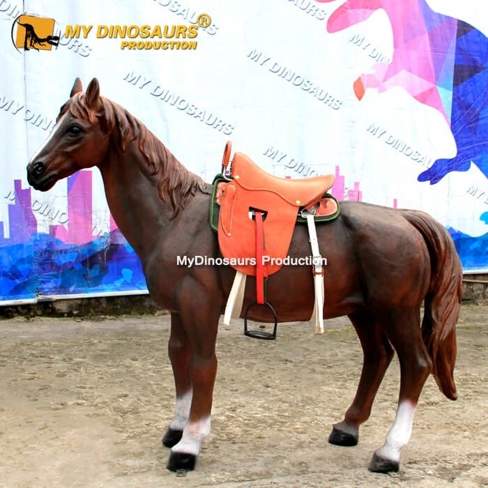 MyDino L106   Realistic Life Size  Robot Animals Horse For Movie Prop