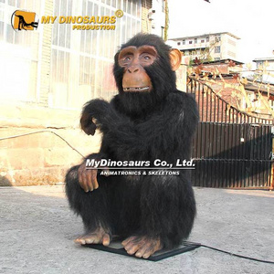 Animatronic Animal Realistic Hairy Monkey for Park Decoration