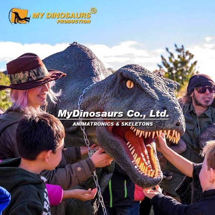 R Realistic Velociraptor Vivid Animatronic Dinosaur Costume