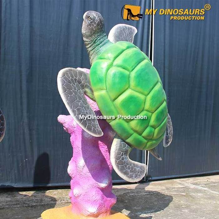 MY DINO AA-186 Amusement Park Attractions Marine Animal Sea Turtle