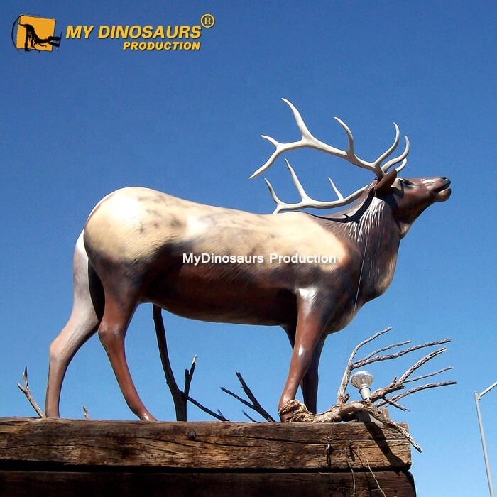 My Dino Christmas Decoration Life Size Animatronic Animal Reindeer