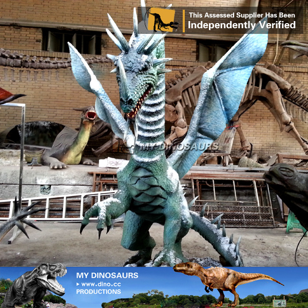 V Life Size Realistic Animatronic Dragon For Sale