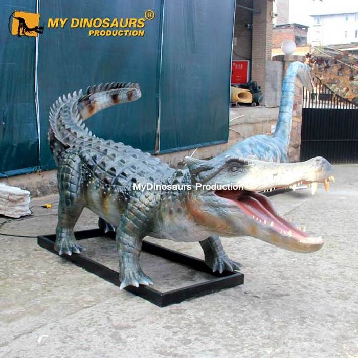 My Dino AA255 Animal Theme Park Decorative Life Size Rubber Alligators