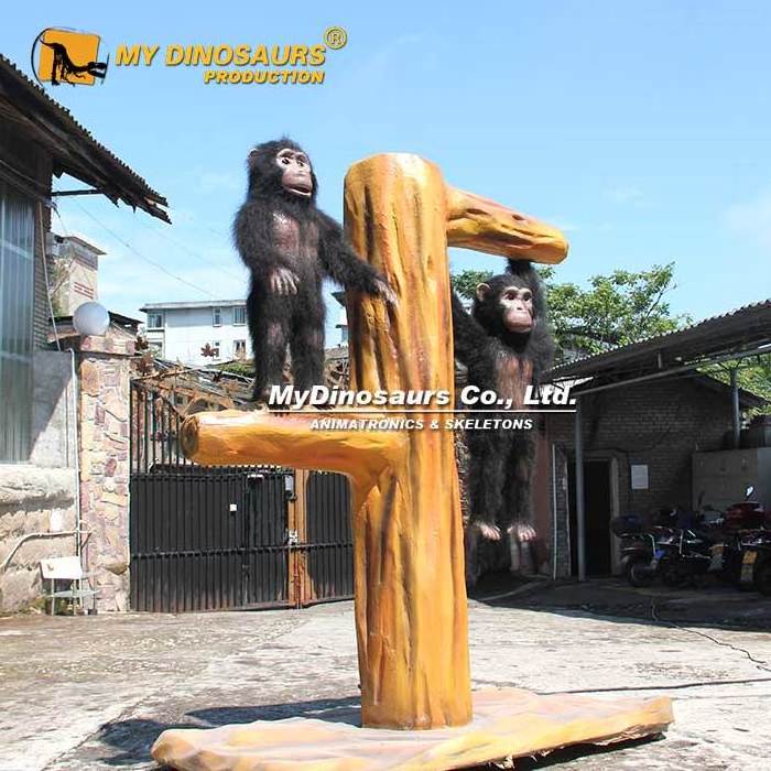 Z MY DINO AA-158 Garden Decoration Animatronic Life Size Monkey Model