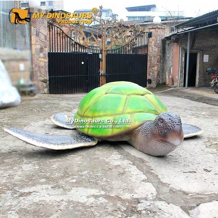 Z MY DINO AA-142 Animal Park Simulation Animal Model Animatronic Life Size Turtle