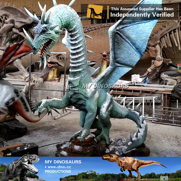 V Life Size Realistic Animatronic Dragon For Sale