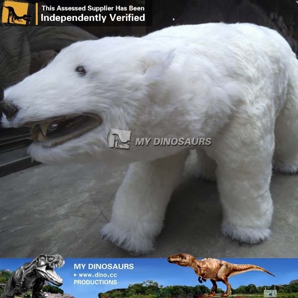 Z MY DINO AA-107 Life Like High Simulation Mechanical Animatronic Woolly Polar Bear Model