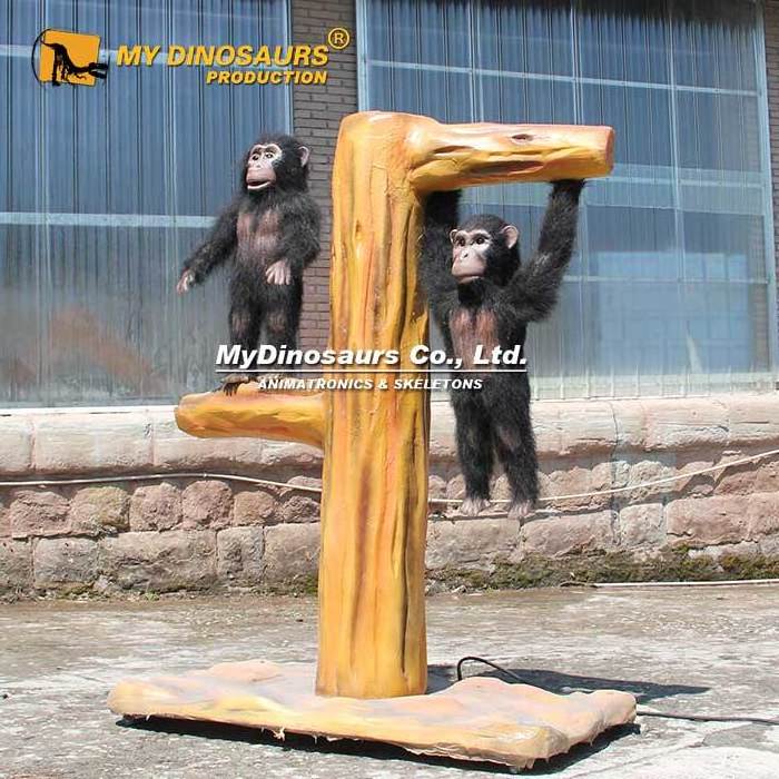 Z MY DINO AA-158 Garden Decoration Animatronic Life Size Monkey Model