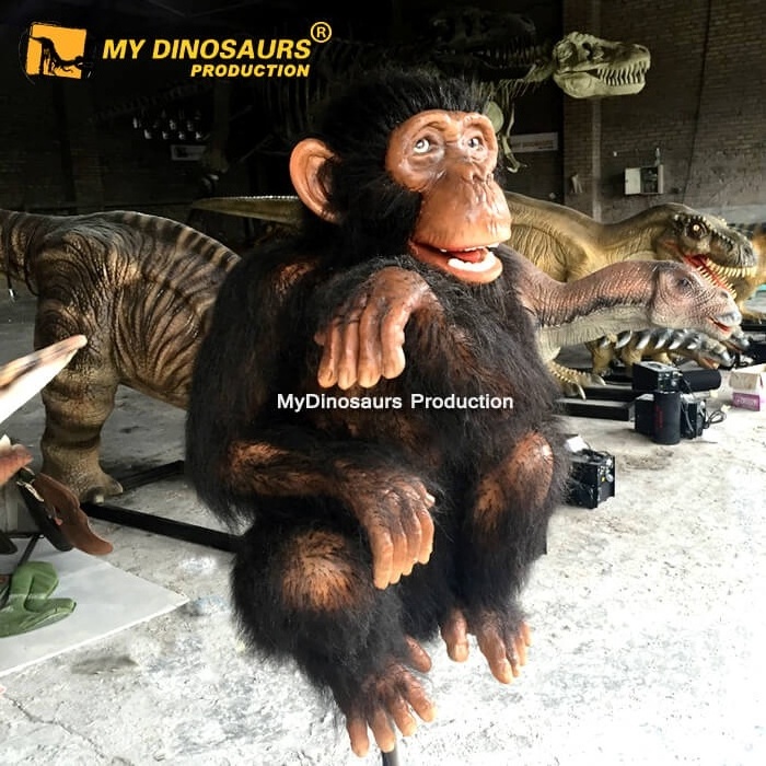 Z MY DINO AA-158 Garden Decoration Animatronic Life Size Monkey Model