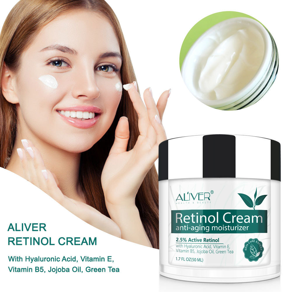 ALIVER High Quality Anti Aging Moisturizing Facial Cream Skin Care Anti Spot Whitening Retinol Face Cream