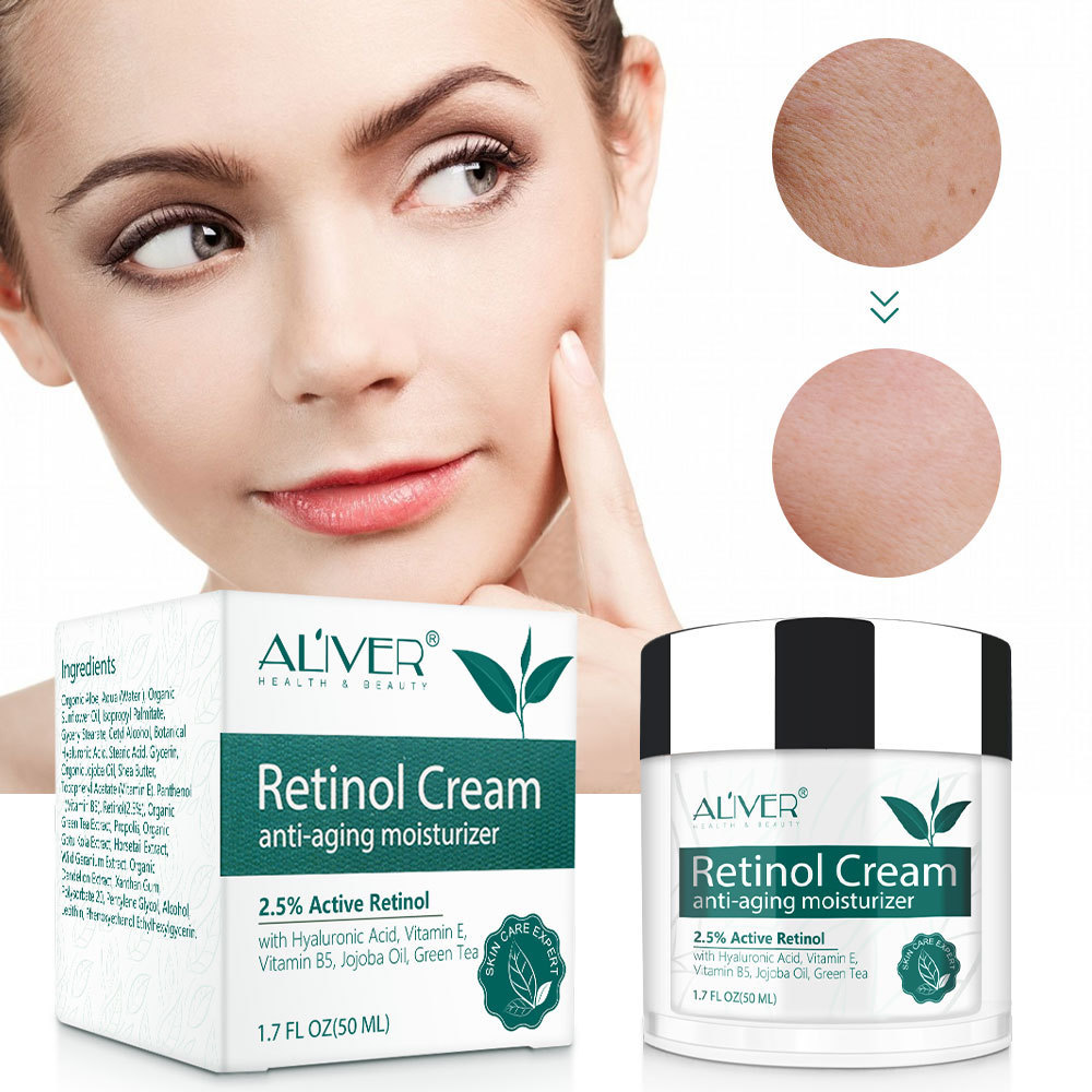 ALIVER High Quality Anti Aging Moisturizing Facial Cream Skin Care Anti Spot Whitening Retinol Face Cream