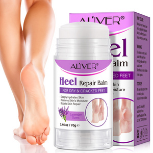 ALIVER Natural Organic Foot Care Heel Repair Cream Intensive Moisturizing Anti Crack Peeling Dead Skin Removal Heel Repair Balm