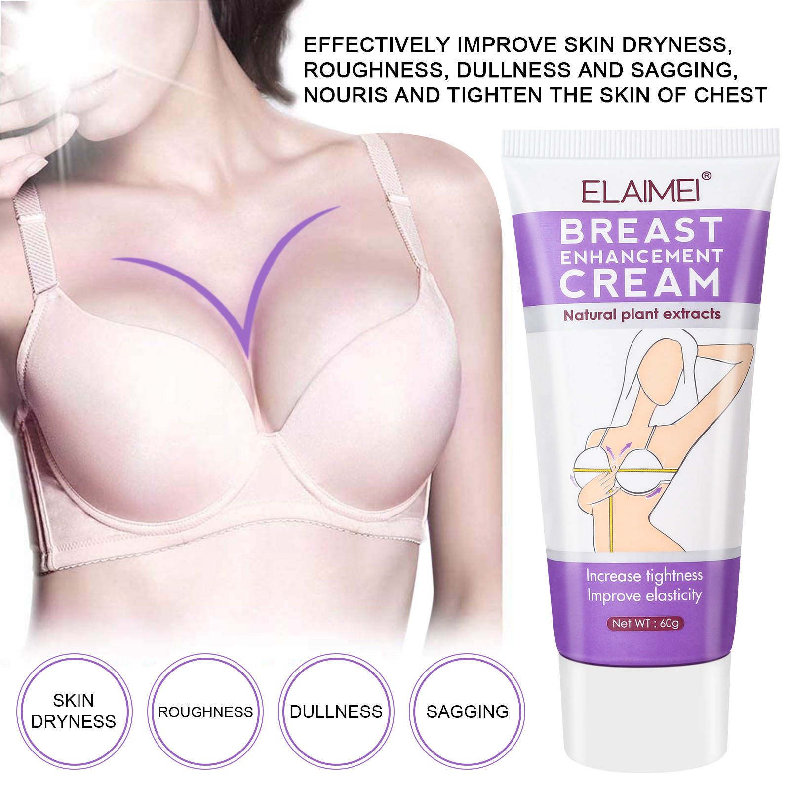 OEM Breast Enlargement Cream Chest Enhancement Promote Female Hormone Breast Lift Firming Massage Up Size Bust Care Breast Cream