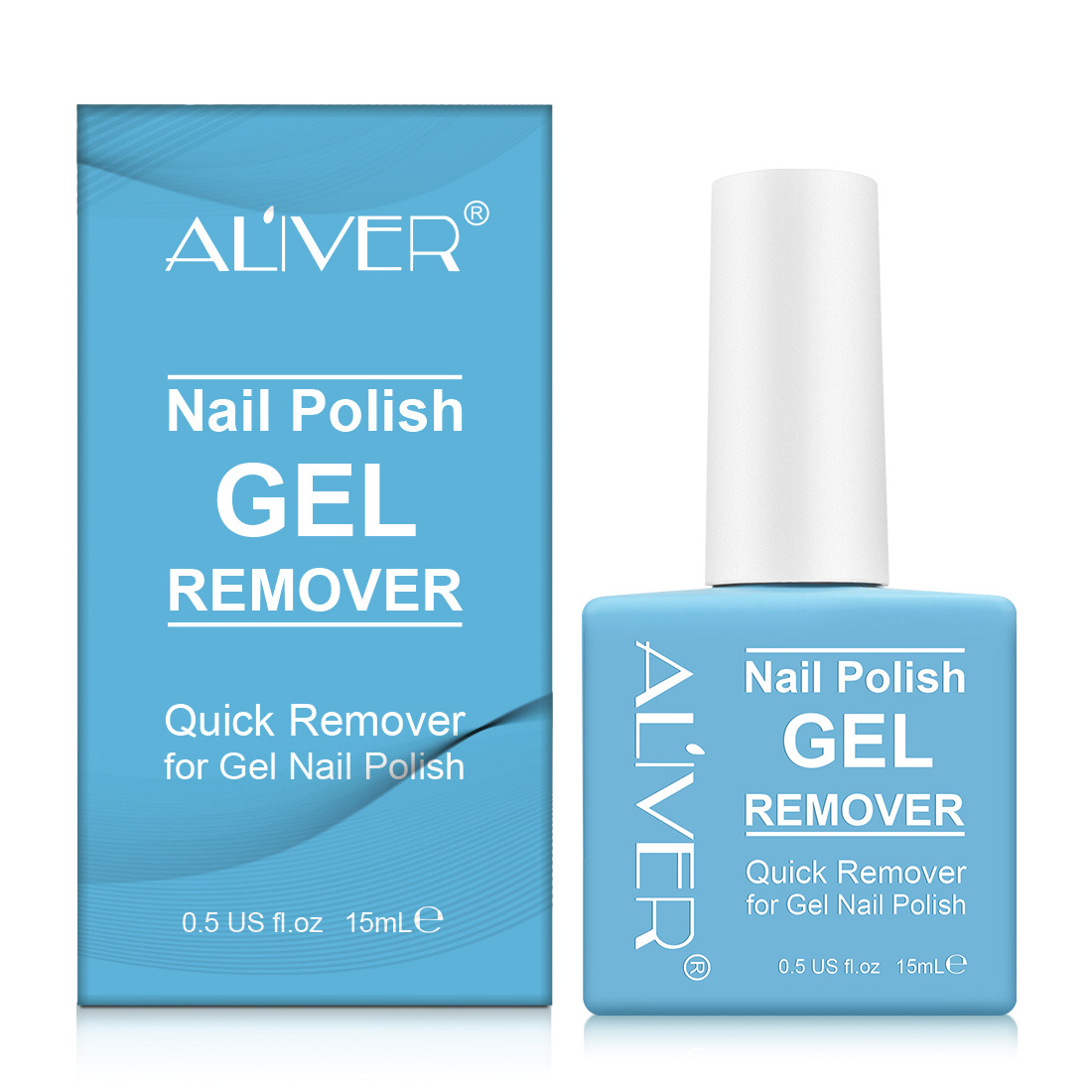 Magic nail polish remover that quickly and easily removes nail gel in 3-5 minutes