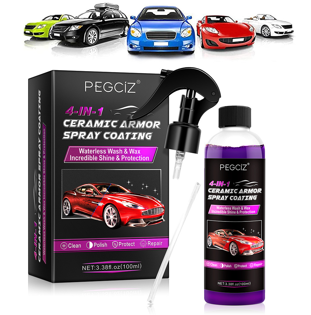 Wholesale 4 In 1 Car Paint Scratch Removal Repair Ceramic Coating Wax Spray Waterless Wash Polish Car Nano Coating Spray