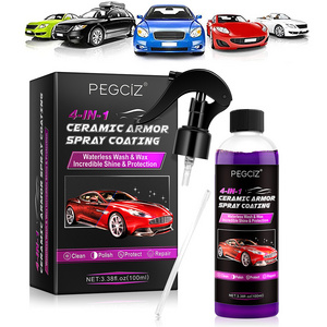 Wholesale 4 In 1 Car Paint Scratch Removal Repair Ceramic Coating Wax Spray Waterless Wash Polish Car Nano Coating Spray