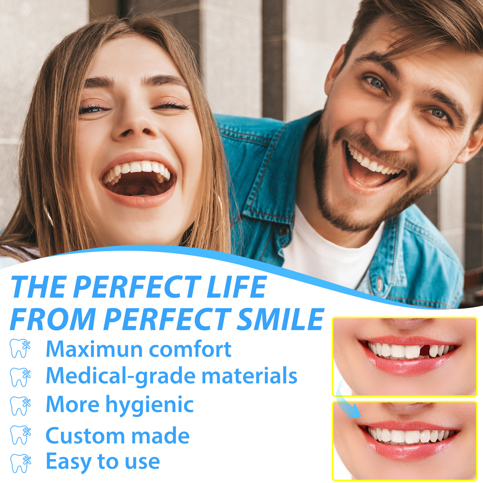 Wholesale 30ml Thermal Fitting Beads Granules Instant Smile Temporary Tooth Repair Kit for Filling Fix Missing Broken Tooth