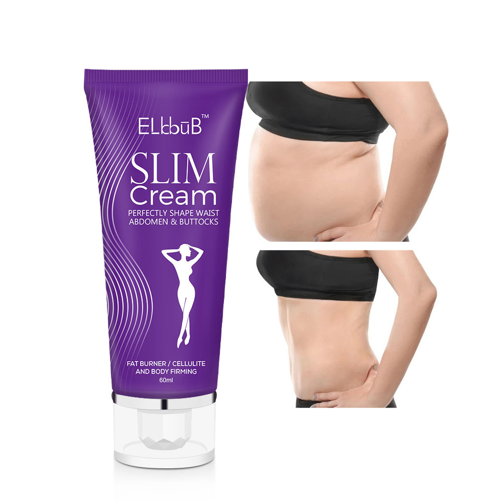 ELBBUB Private Label No Side Effects Of Face Body Fat Burn Slim Cream Korea Stomach Slimming Cream