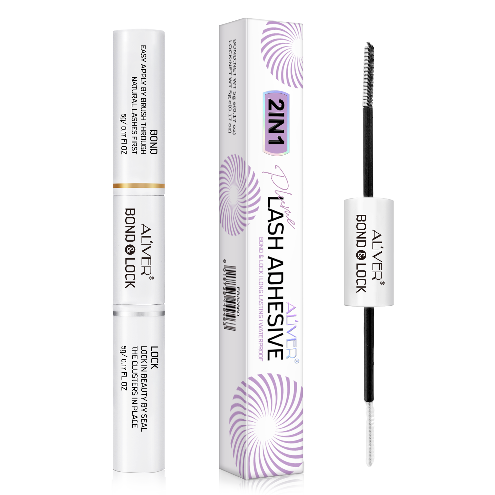 2In1 lash Adhesive Natural Long-Lasting Styling Eyelash Extension Glue lash bond and seal Eyelash Extension Glue