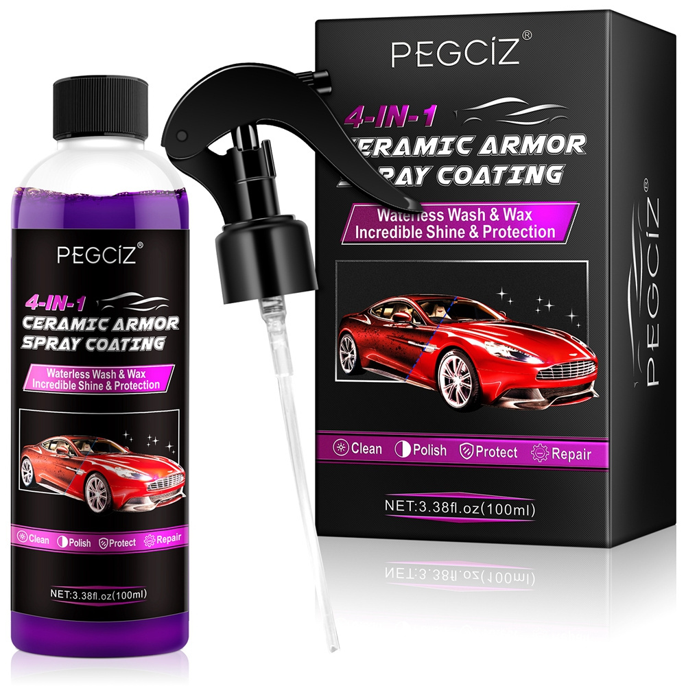 Auto Agent Ceramic Car Wash Fortify Car Nano Ceramic Quick Coating Polishing Spraying Wax