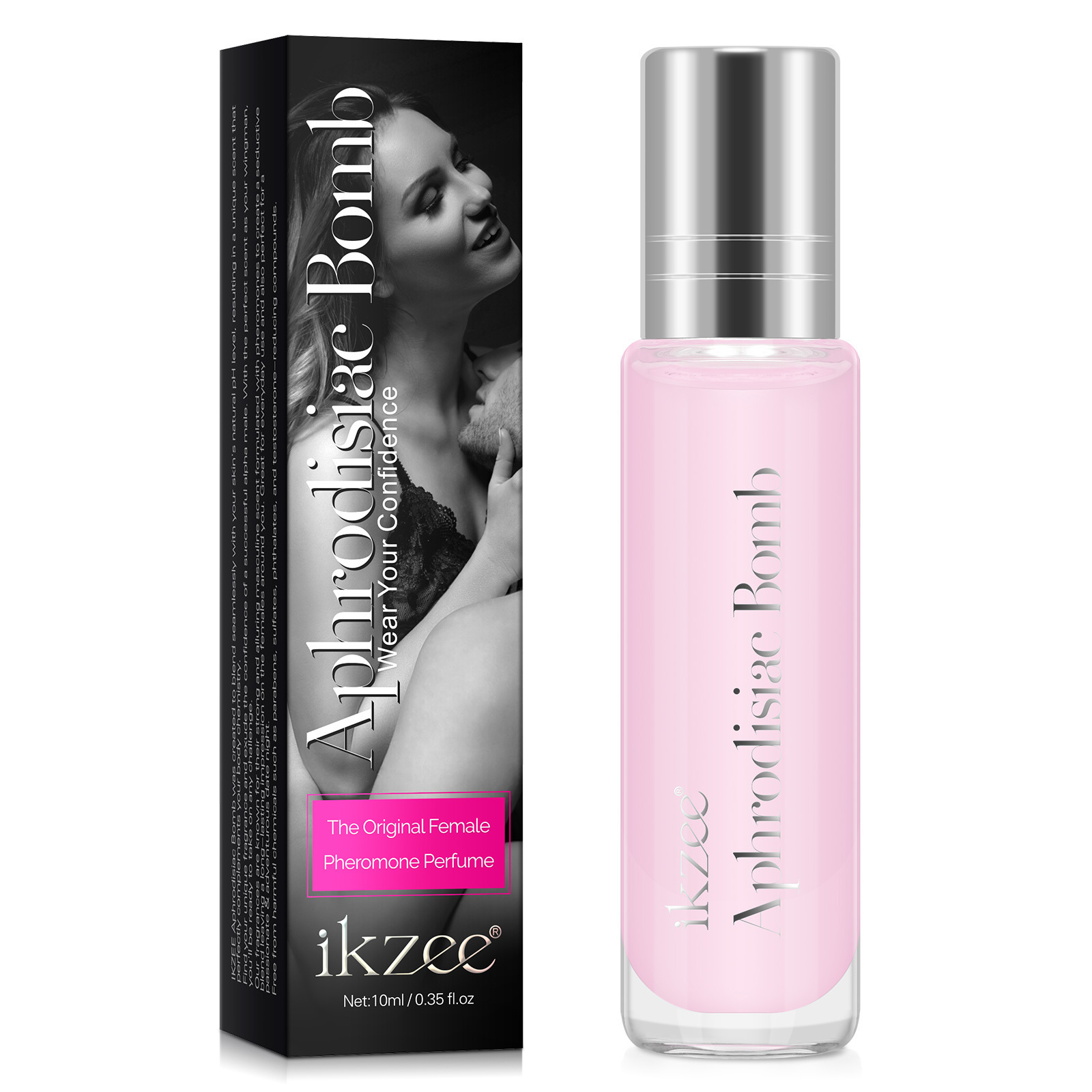 Ikzee Arouse Emotions Long Lasting Enhance Your Sensuality Female Pheromone Perfume Roll Aphrodisiac Bomb For Women