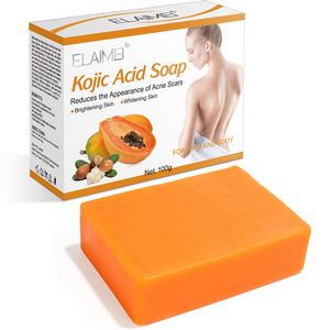 Kojic Acid Soap Kojisaure-Seife Glycerin Base Skin Lightening Face Bleaching Body Bathing Whitening Kojic Acid Soap