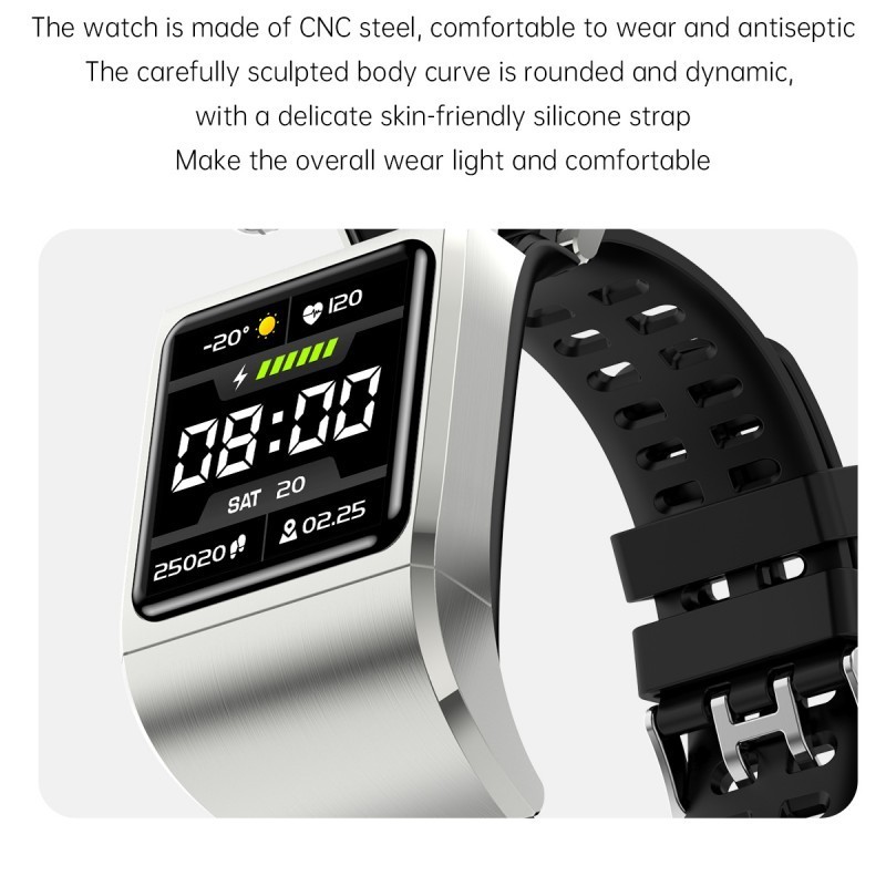 G36 Pro Smart Bracelet 2 in 1 Square Smart Watch TWS Wireless Headset Heart Rate Blood Pressure Oxygen Earbuds Music Wristband