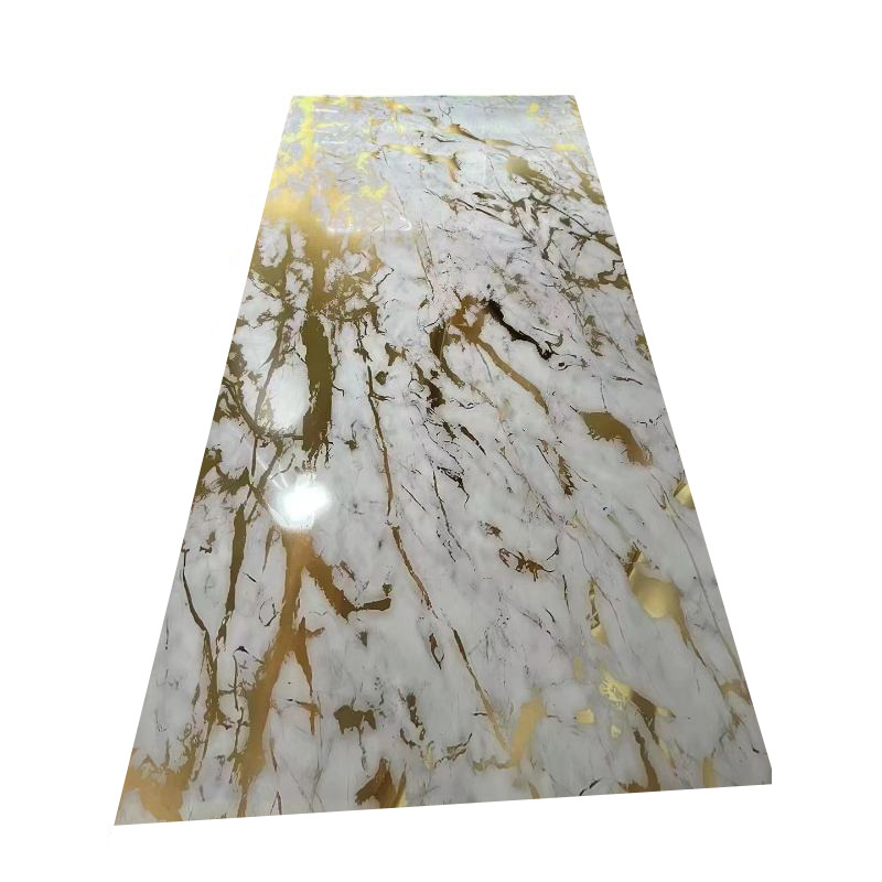 factory direct sale bathroom pvc wall panel for interior decoration pvc marble sheet UV board