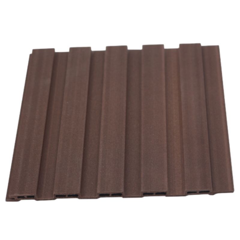 modern design water proof wpc wall cladding Wood plastic composite grille panel for interior exterior wall