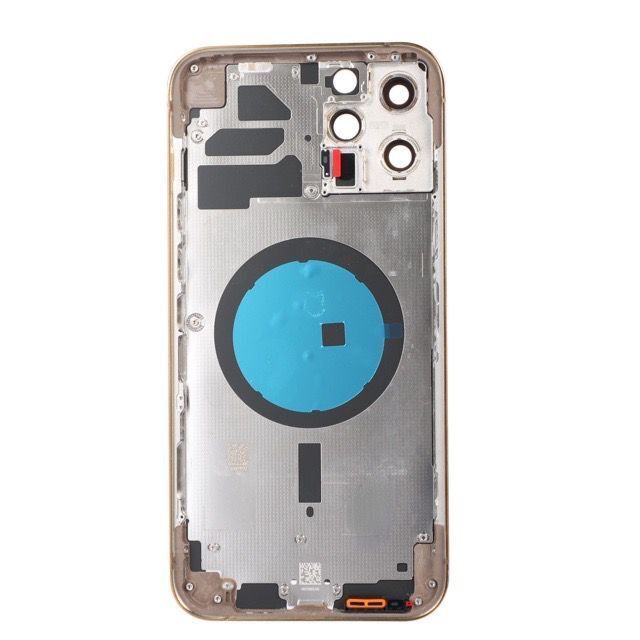 Mobile Phone Housings for iPhone 12 Pro max Battery Back Cover for replacement for iPhone 12 mini Back Housing with Frame +Logo