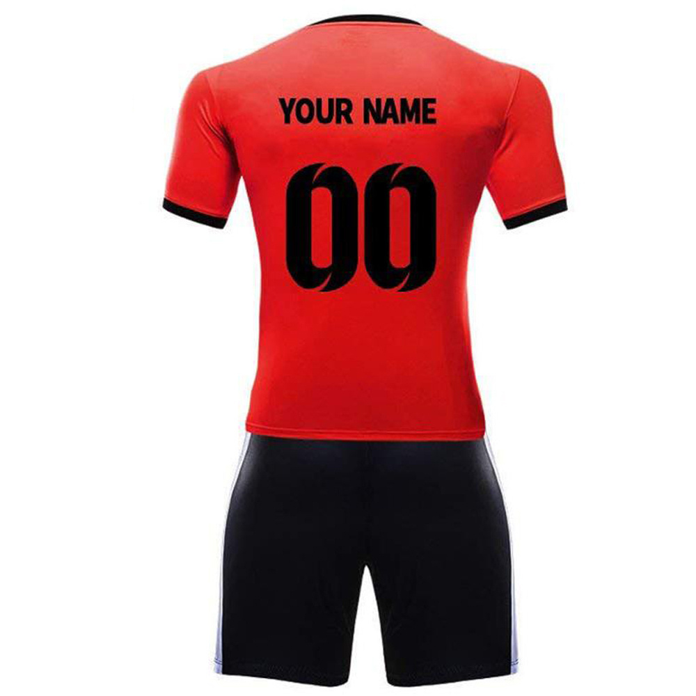 Wholesale Best Design Quick Dry Breathable Sublimation Soccer Jersey and shorts sports wear low MOQ soccer uniform