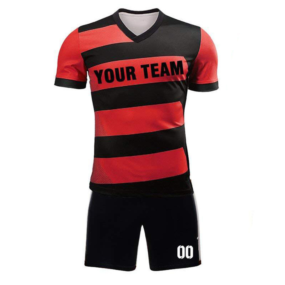 Wholesale Best Design Quick Dry Breathable Sublimation Soccer Jersey and shorts sports wear low MOQ soccer uniform