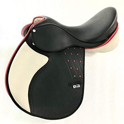 English Jumping Close Contact Leather Horse Saddle (SEAT SIZES AVAILABLE)