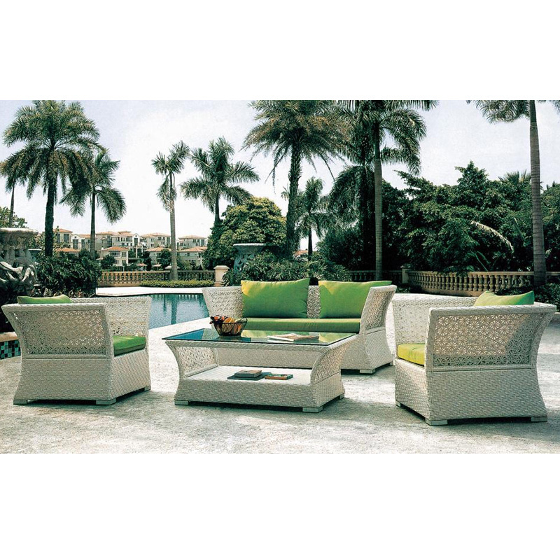 Aliye Modern popular indoor or patio use luxury modular sofa bali rattan outdoor furniture