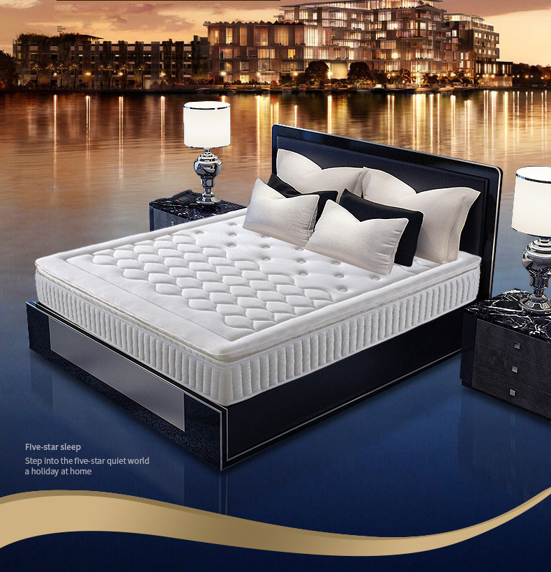 hotel beds with mattresses hybrid full size modern bedroom mattress bed memory foam latex pocket spring mattresses