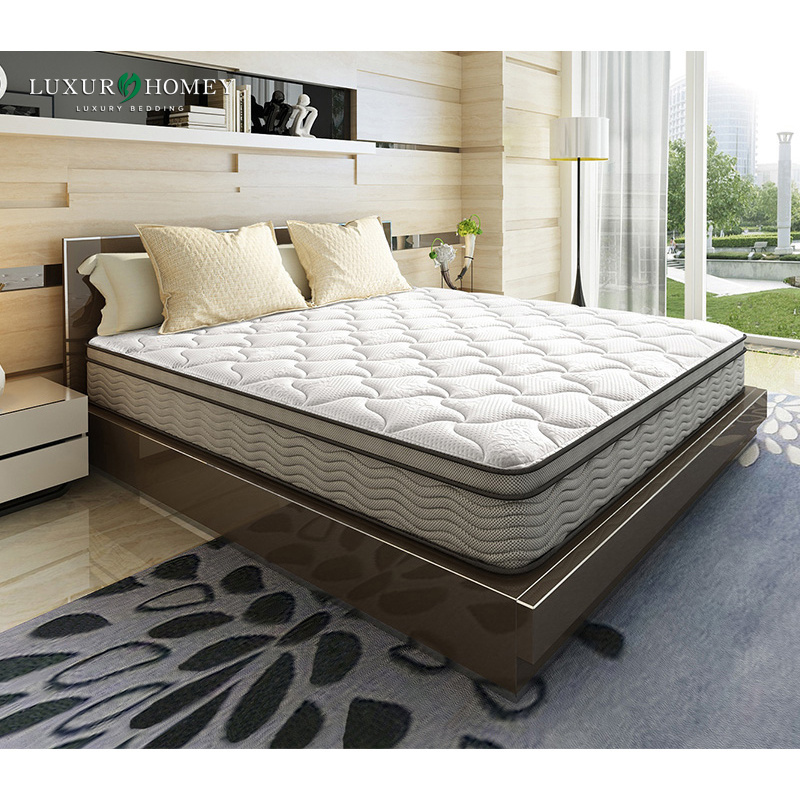 High Quality hotel memory foam mattress queen king size mattress and box spring set luxury massage bed mattress topper