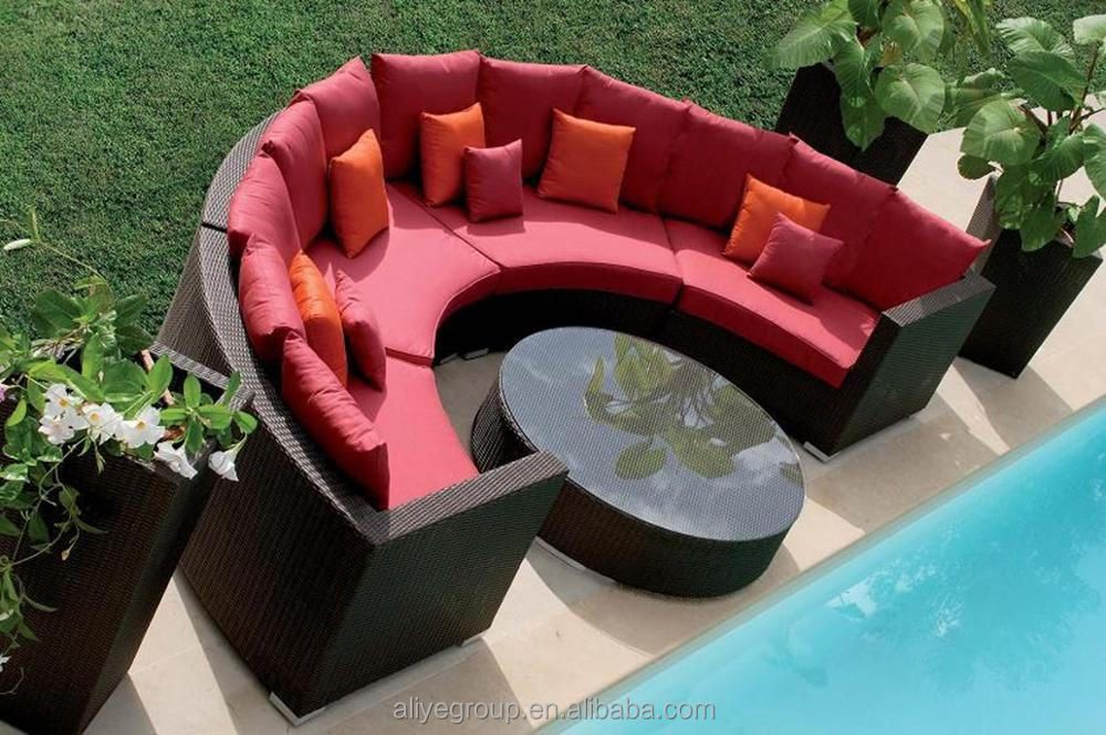 Hotel commercial sofa set white rattan outdoor furniture and swivel glider chair