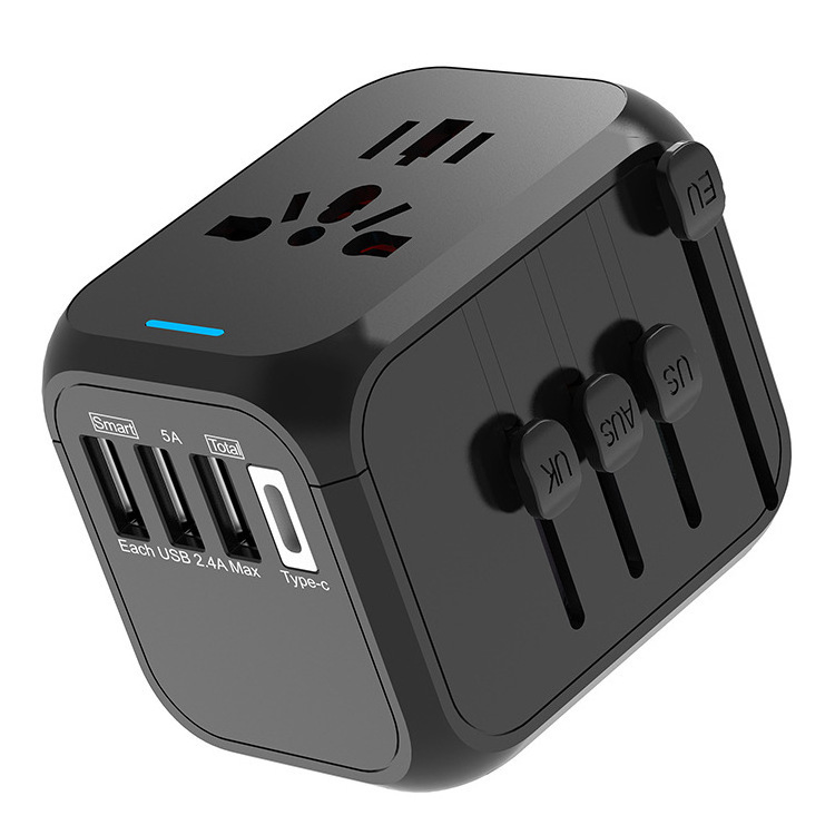 Travel Adapter Usb Pd Wall Power Travel Adaptor Multi Plug Travel Adapter Universal