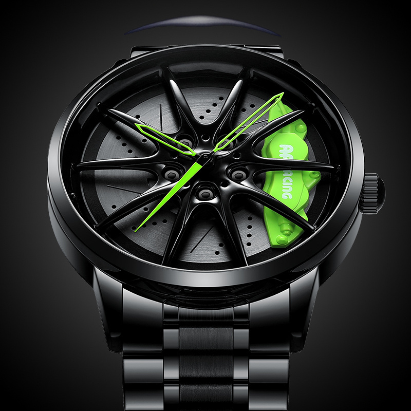 New Watches Men Sports Car Brake Disc Men Watches Quartz Waterproof Sport Rim Hub Wheel Wristwatch Car Quartz Men's Watches