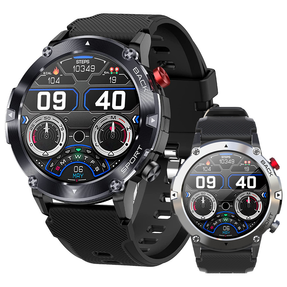 C21 Smart Watch Men BT Call Smartwatch IP68 Waterproof Health Monitor 360 HD 15 Days Standby Watch For Men