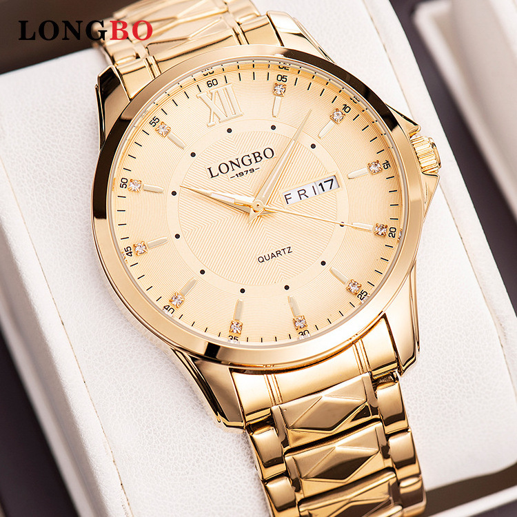 2024 Men Quartz Watches Stainless Steel Watch Band Luxury Wristwatches Wrist Watch For Men Waterproof Custom Logo Clock Reloj