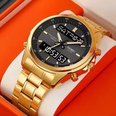 Skmei 2049 electronic timer wrist watch  relojes-hombr al por mayor relogio  digital analog men wrist watches for mens luxury