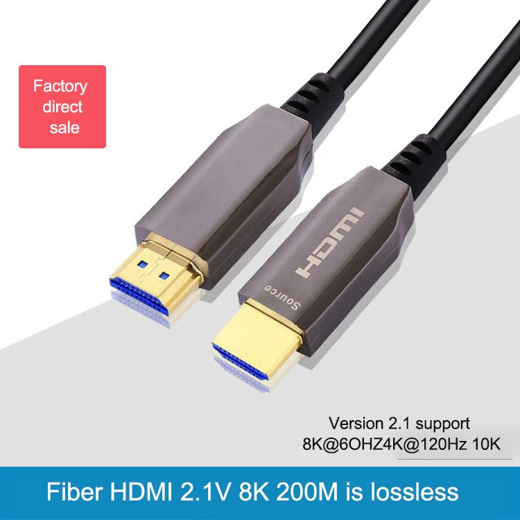 Host Sale 1m To 100m Latest 4k 120hz 8k 60hz for Hdmi 2.1 Active for Hdmi Atc Fiber Optic Cable