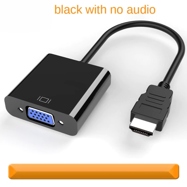 Shenzhen Factory Price 1080P Active for HDMI to VGA converter with audio port adapter cable for PC display TV Project