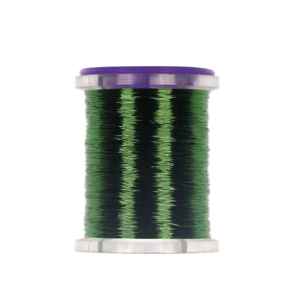 0.1mm Super Fine Spooled Fly Tying Copper Wire Round Metal Thread for Larve Nymph Midge Streamer Flies Tying