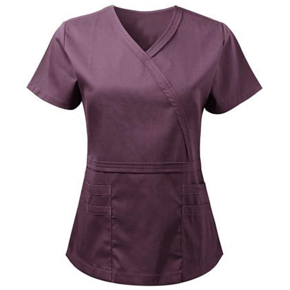 Wholesale Hospital Uniform Medical Nursing Scrubs Set 4 Way Stretch Tops and Pants Unisex Medical Scrub For Women Men